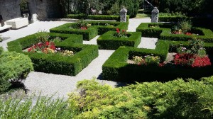 The garden of the Museum of Art and History