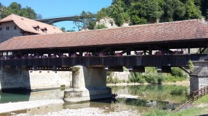 Pont de Berne, close to the Bern gate and city walls
